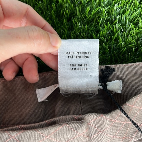 DIANE VON FURSTENBERG Designer Catesby Wide Leg Khaki Pants size 10 - Picture 8 of 12